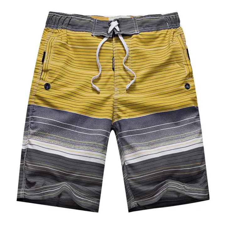 Лето 2019, быстросохнущие мужские спортивные шорты на шнурке для плавания, свободные Молодежные мужские пляжные шорты на шнуровке для