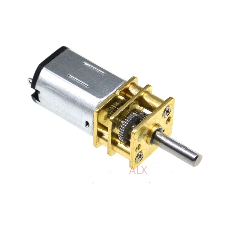 DC 6V 200RPM Micro Speed Reduction Gear Motor N20 Metal Gearbox Wheel GA12-N20