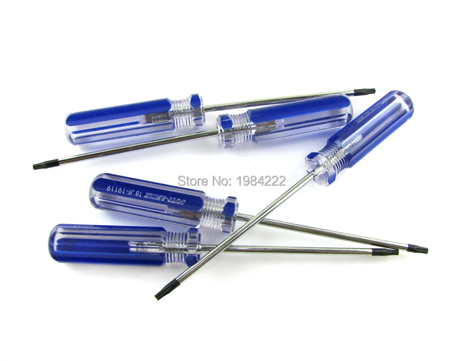 Ocgame 10 Pz/Lotto Blue Torx T10 T8 Torx Security Cacciavite Riparazione Strumento Fai Da Te Per Xbox 360 Controller Xbox One Per Console Ps3