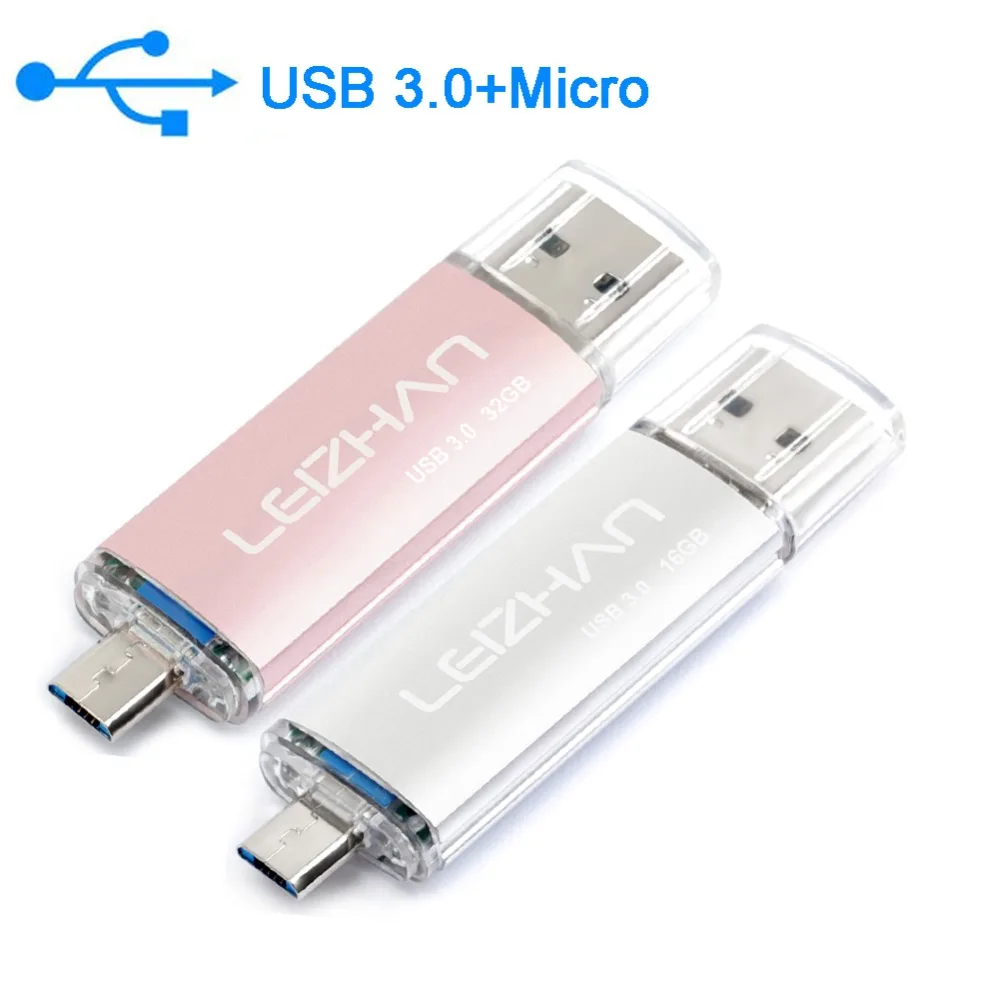 Флеш накопитель leizhan USB 128 3 0 Гб карта для телефона Android Samsung Galaxy S7 S6 S5 S4 и других