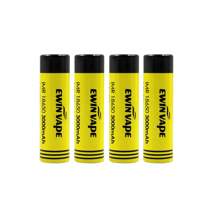 

4pcs 18650 Rechargeable battery Ewinvape 3000mah for Electronic Cigarette Box Mod flashlight vs HG2 30Q