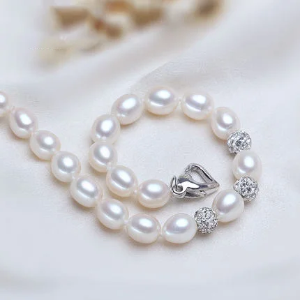 ZHBORUINI браслет с подвесками, ювелирные изделия из жемчуга, циркониевый браслет с кристаллами, браслет в форме капли, натуральный пресноводный жемчуг, браслет для женщин