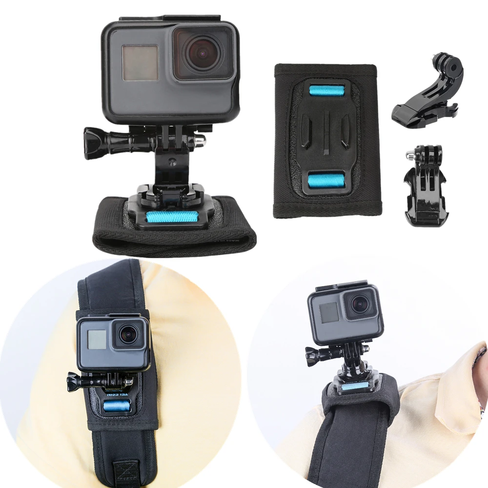 Рюкзак ремень плечевой крепление Адаптер для GoPro Hero 6 5 4 3 Xiaomi Yi SJCAM EKEN Экшн камера