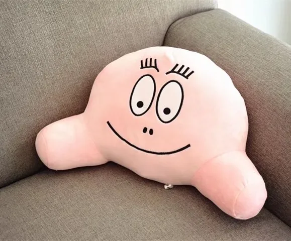 Редкая большая подушка для талии Barbapapa u-образная Подушка Мягкая набивная аниме плюшевая игрушка в подарок