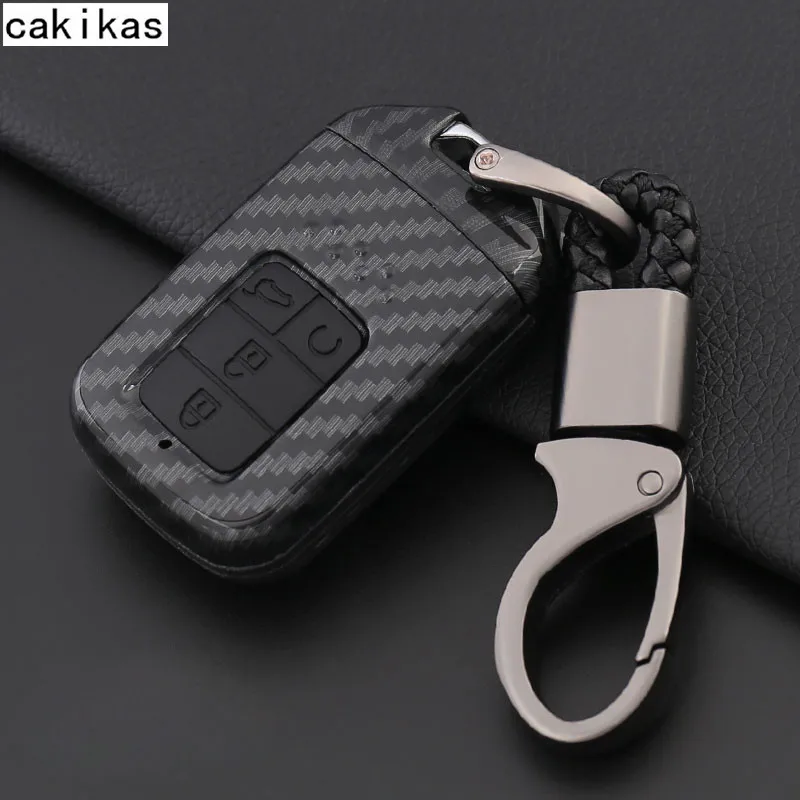 

ABS+Silicone Car Key Fob Pocket Cover Case For Honda Civic CR-V HR-V Accord Jade Crider Odyssey 2015- 2018 Remote Protector