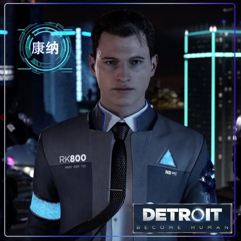 Detroit Become Human Cosplay Connor Rk800 Jacket Costume Detroit Become A Man Cosplay Clothing Halloween For - connor detroit become human roblox shirt