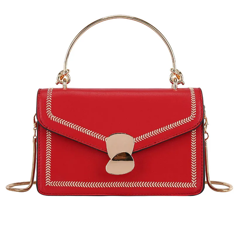 

Luxury Women's Bag Casual Fashion Women's PU Leather Shoulder Bag Female Chain Messenger Women Mobile Purse Brand Bag