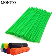 Cache-cache de jante de moto et motocross, avec rayons, pour KAWASAKI KX65, KX85, KX125, KX250, KX250F, KX450F, KX100, 72 pièces