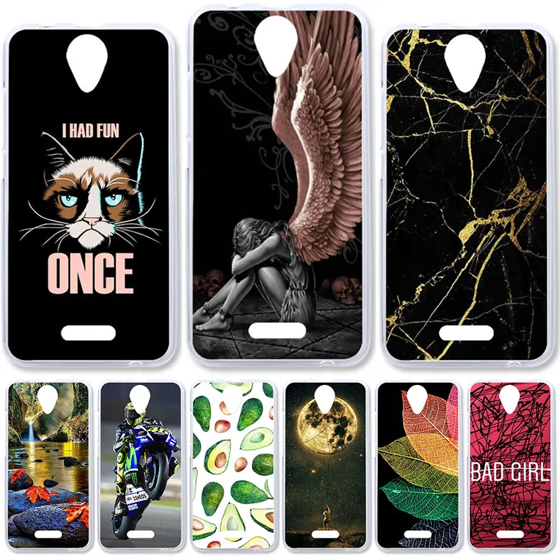 

TAOYUNXI Soft TPU Case For Wiko Harry Cases Silicone Cover For Wiko Harry 5.0 INCH Flexible DIY Painted Protective Covers