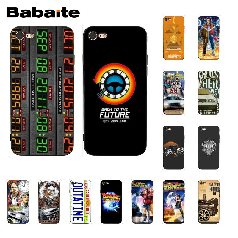 Чехол DeLorean Time Machine для iPhone 12 11 Pro 11Pro Max 8 7 6 6S Plus X XS MAX 5 5S SE XR 12mini|Бамперы| |