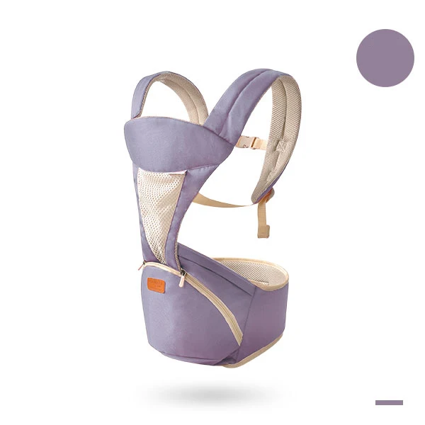 Ibelibaby Детские переноски из органического хлопка слинги для младенцев дышащий Хипсит(пояс для ношения ребенка) кенгуру мешок omni мягкий стул для малышей - Цвет: Purple