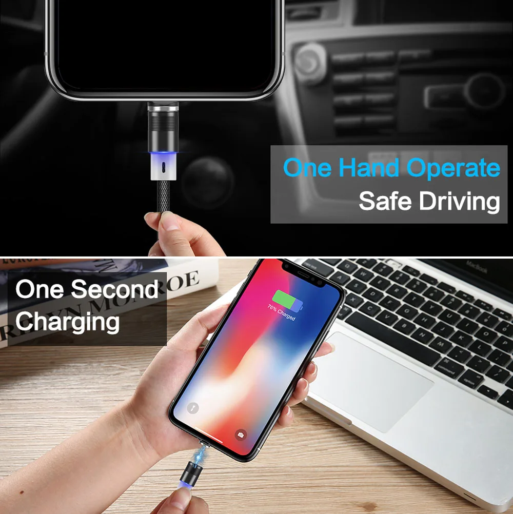 Магнитный Тип C зарядный кабель для Apple Micro usb type C телефонный кабель для iPhone X 7 8 6 для samsung Xiaomi Магнитный кабель зарядка