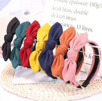 

by dhl or ems 200pcs Korea Polka Dot Rabbit Ear Hair Accessories Hair Band Hair Bows Flower Crown Headbands