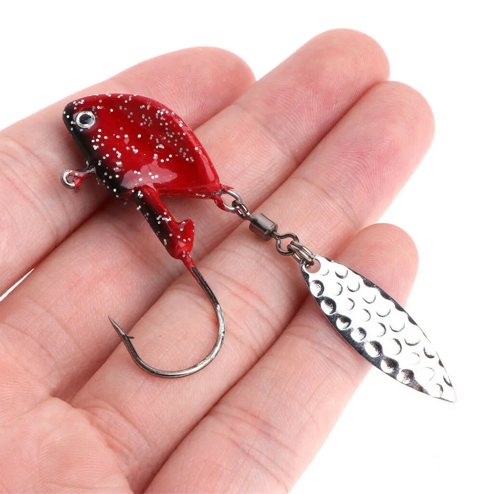 

Jigging Lead Accessories Fishing Hook Reusable Metal Spoon Gift Lure Outdoor Carbon Steel Rotating Sequins Replacement