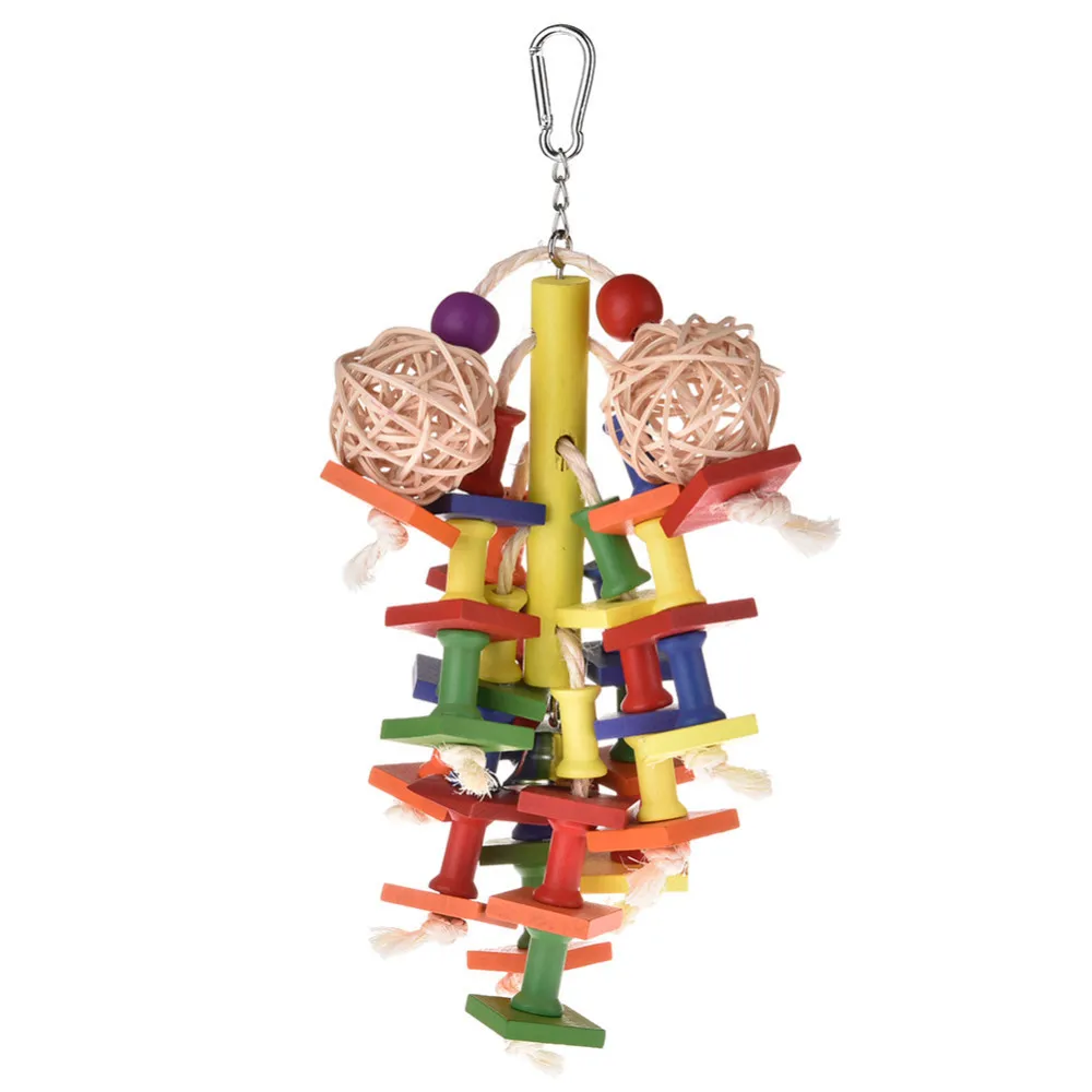 2018 Birds Parrot Toys Sisal Rope Rattan Ball Climbing Toy Chewing Toy
