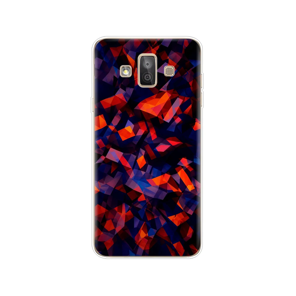 Чехол для Samsung Galaxy J7 Duo 2018 силиконовый милый чехол из ТПУ задняя крышка DUO SM J720F J720