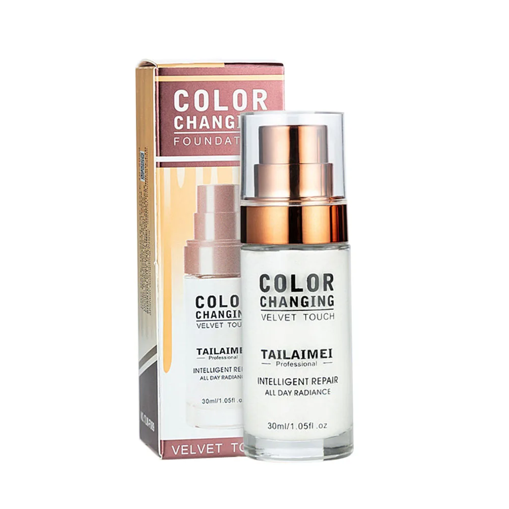 TLM консилерный цвет, меняющий Жидкий тональный крем, чтобы изменить тон вашей кожи, просто смешивая макияж База макияж TSLM1 - Цвет: 30ML