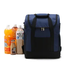 Große Verdicken Folding Frischhaltung Wasserdichte Nylon Kühltasche Für Steak Isolierung Thermotasche Isolierung Eis zurück Pack