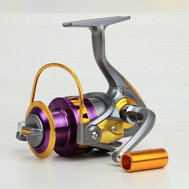 2016 New Product Purple HB2000 7000Seris Spinning Fishing Reel 5.5