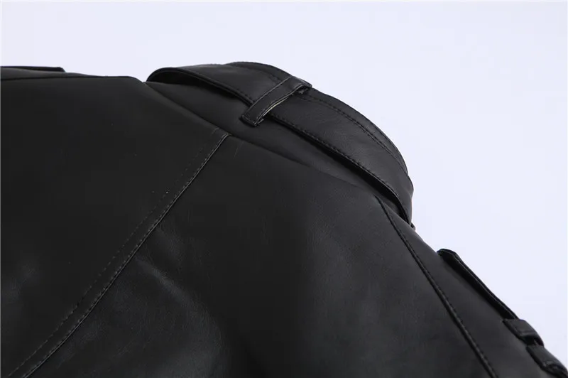 New Mens Leather Jackets England Collar Leather Jacket Mens Slim Multi