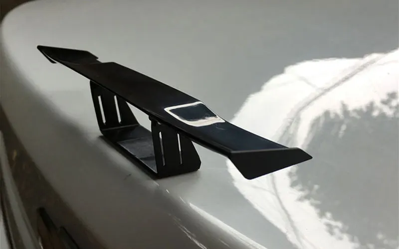 RASTP-Univeral Автомобильный задний спойлер мини спойлер хвост крыло маленькая модель ABS пластик Хвост Украшение RS-LKT018