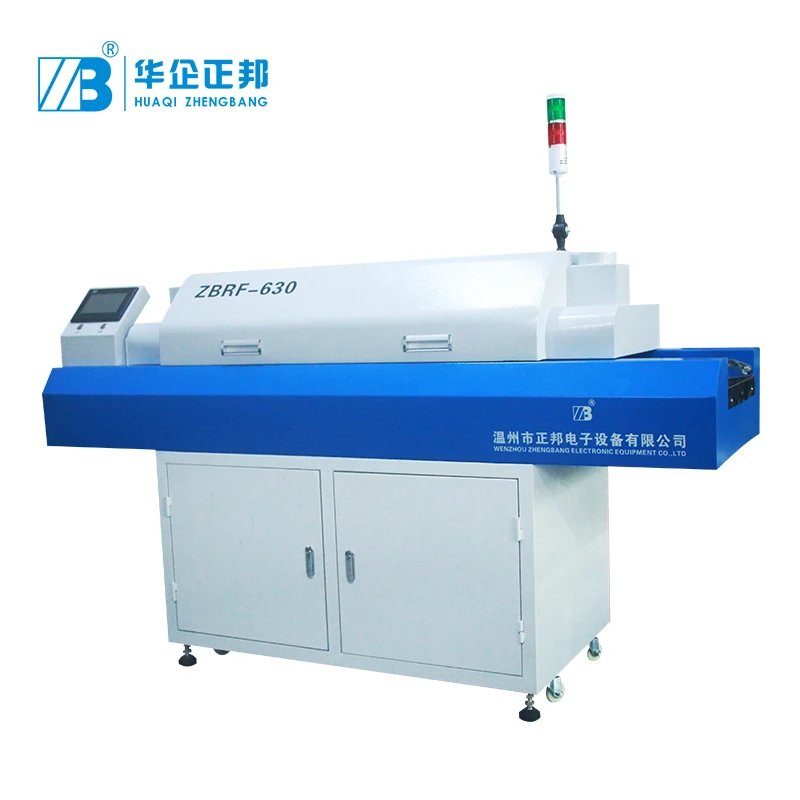 

Automatic Desktop High Precision Reflow Soldering Oven PCB Product Line Heating Air 6 Zone Reflow Oven Repair Station