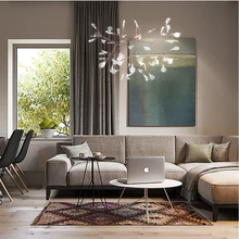 

LED Chandeliers chandelier suspension led design Tree Leaf Modern pendant lamps Deco Chandeliers light fixture