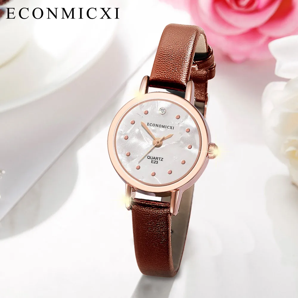 

Brief Leather Band Women Lady Analog Quartz Wrist Watch Gifts Bracelet Watches montre femme 2018 women wrist watch Wristwatches