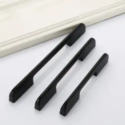 Современный минималистский ручка длинный черный шкаф винный шкаф дверная ручка Бытовая фурнитура Аксессуары