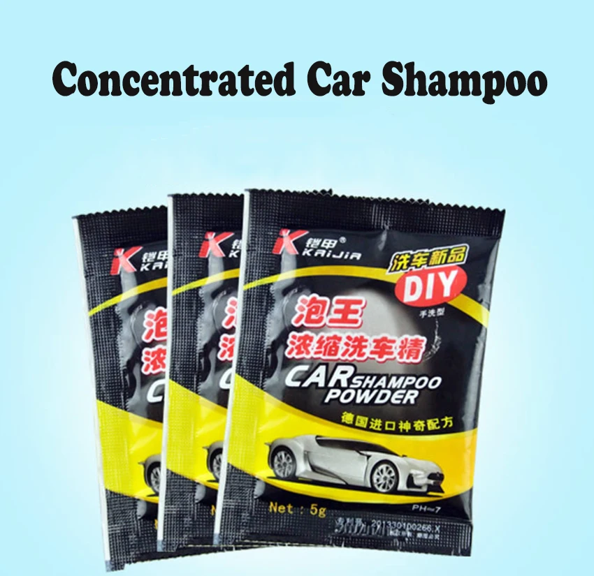 

10PCS concentrated car shampoo deck foam soap high pressure washer suppliers for snow foam gun car cleaning accessories 5g