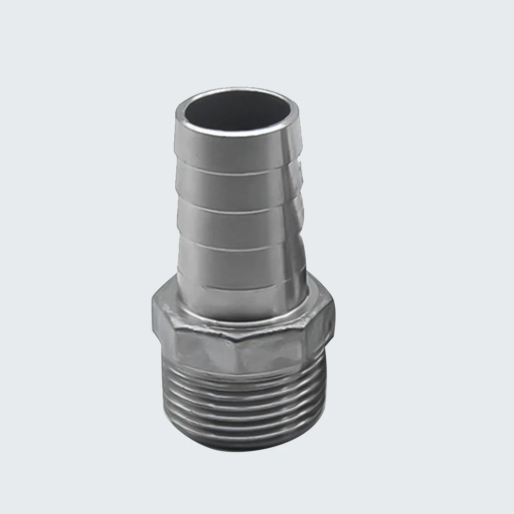 

2pcs Legines 304 Stainless Steel Garden Hose Barb Fitting, Adapter Connector, Hose ID 6mm Barb x 1/4" BSP Male Pipe