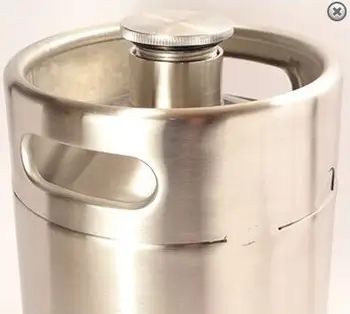 

Mini-keg Growler stainless wine pot New Stainless Steel Beer Growlers Personal Home Brewery Kit