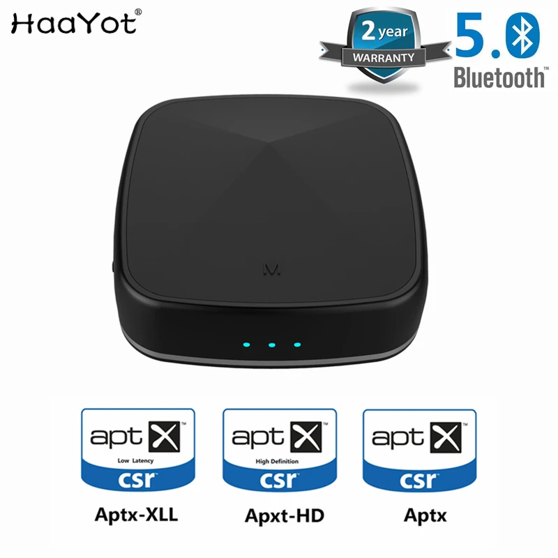 Bluetooth Transmitter Receiver 500mAh TV PC iPod Digital Optical Input 3.5mm Aux