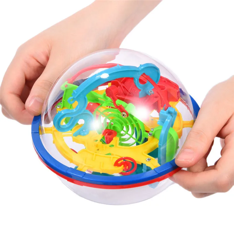 Puzzle Game Toys 3D Magic Maze Ball 100 Levels Large Rolling Ball