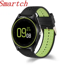 Smartch Bluetooth Smart Watch V9 with Camera Smartwatch Pedometer Health Sport MP3 Clock Hours Men Women Smartwatch For And
