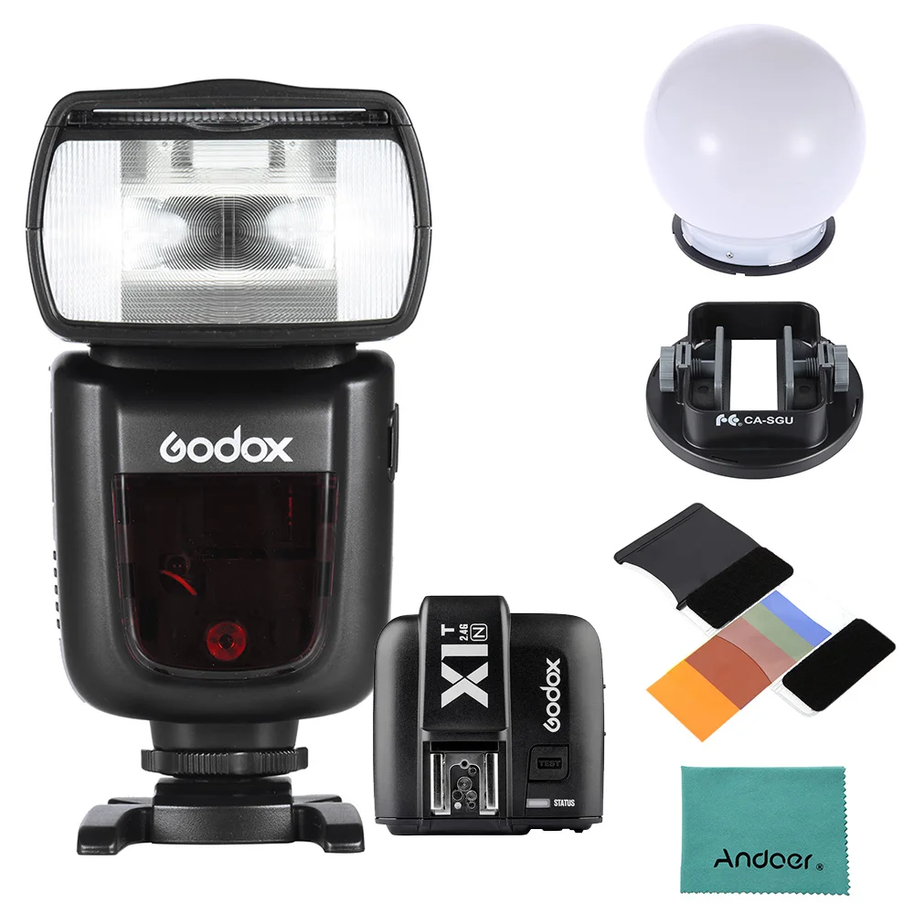 Godox V850II GN60 2.4  1/8000 s HSS Off   Speedlite + Godox X1T-N TTL    Nikon DSLR 