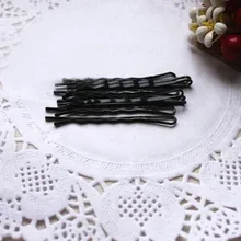 60 шт./лот, заколки для волос с шариковым наконечником, популярные простые заколки для волос из черного сплава, заколки для волос, аксессуары для волос