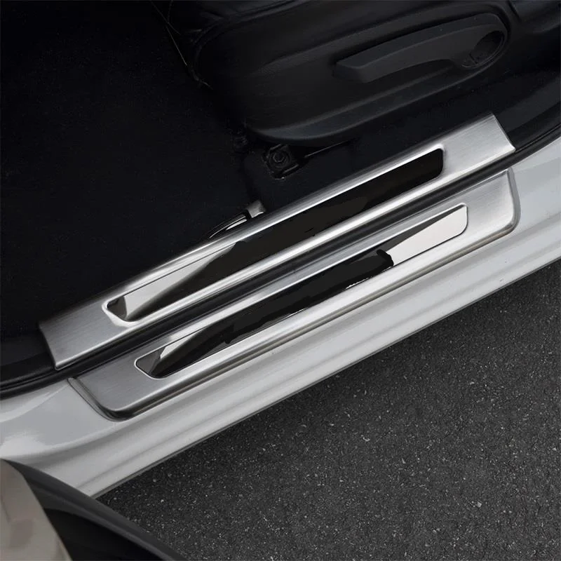

Automovil Automobile Chromium Foot Pedal Exterior Fashion Mouldings Covers Car Styling Protecter 18 19 FOR Hyundai Mistra