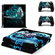 Аниме Хацунэ Мику PS 4 Стикеры PS4 чехол для Sony PS4 Игровые приставки 4 и 2 контроллера Аниме Хацунэ Мику PS 4 Стикеры PS4 чехол для Sony PS4 Игровые приставки 4 и 2 контроллера