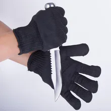 1Pair/Lot Anti-cut Gloves Steel Wire Safety Cut-Resistant Glove Anti-stab Stainless Steel Grade 5 Iron Gloves Durable HST02 1Pair/Lot Anti-cut Gloves Steel Wire Safety Cut-Resistant Glove Anti-stab Stainless Steel Grade 5 Iron Gloves Durable HST02