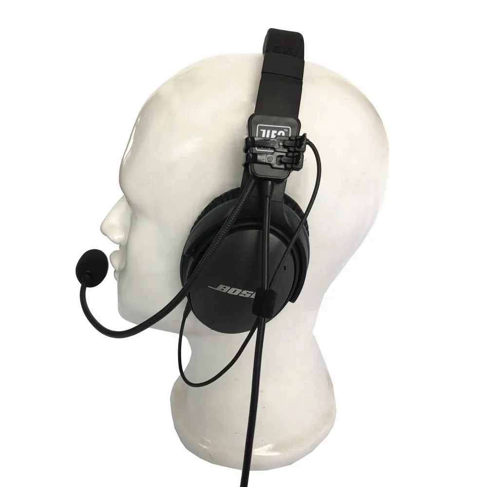 UFQ AV Mike 1 aviation headset microphone suit for Bose QC25,QC35 also