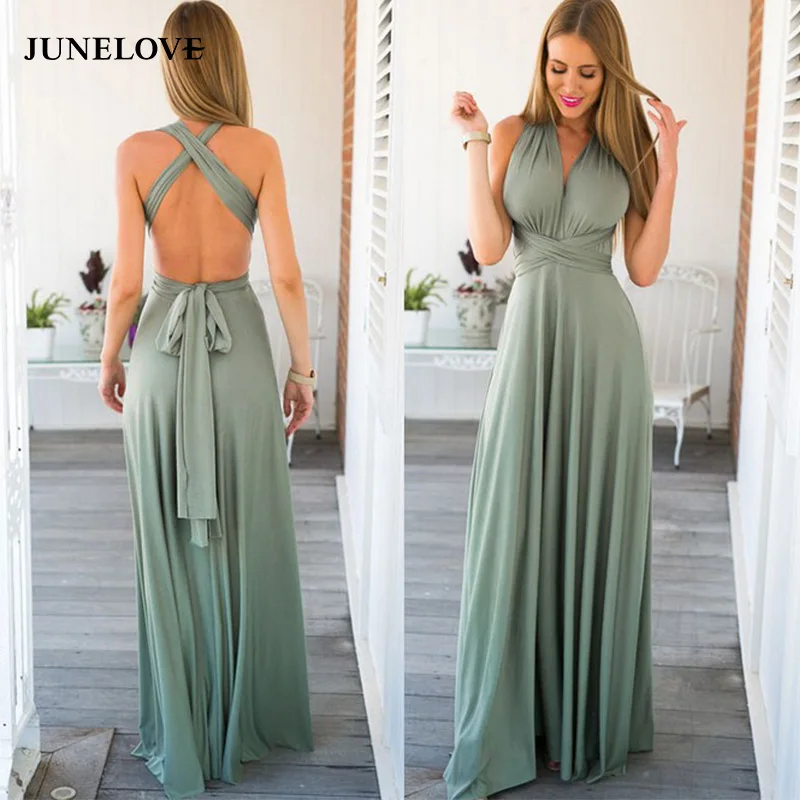 robe dos nu longue