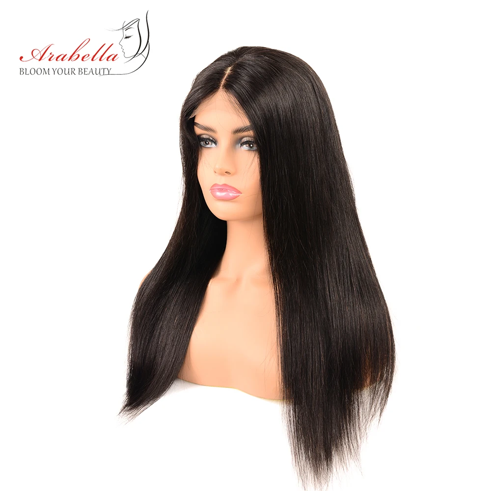 Lace Front Wig 4*4 Brazilian Lace Wig Arabella Natural Remy Hair Pre Plucked Bleached Knots Lace Front Human hair Wig