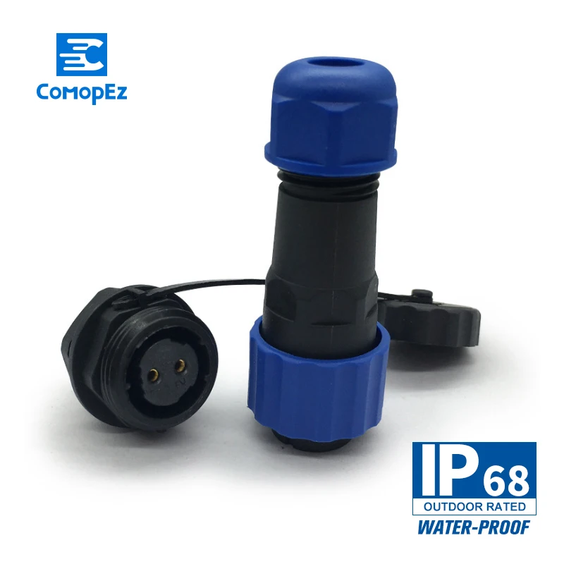 

Cable Connector Sp13 1pin 2 Pin 3pin 4pin 5pin 6pin 7pin IP68 Waterproof Dustproof Wire Aviation Connectors Plug Socket