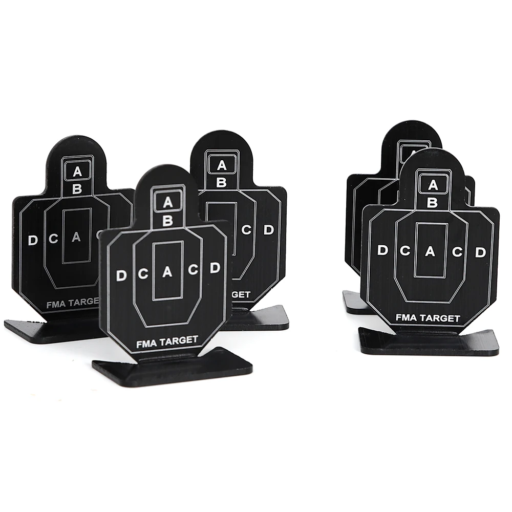 

64x44x20mm Hunting Targets for Shooting Airsoft Target Set Black Shooting Target (6pcs/Lot) for Hunting Shooting Training Target