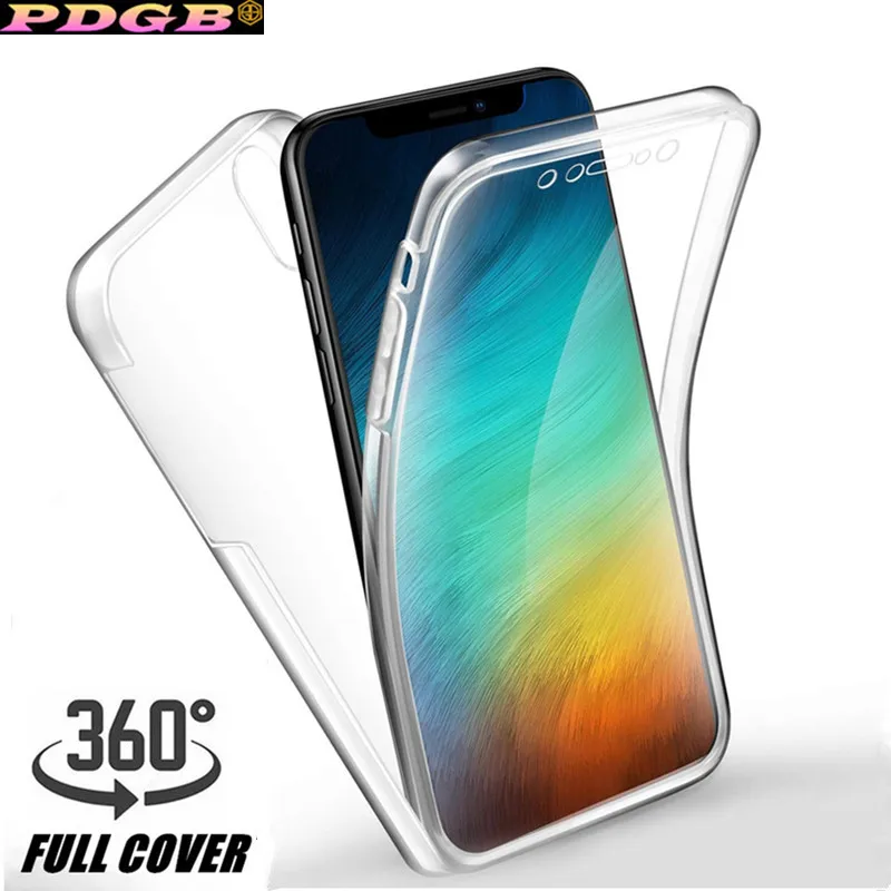 Защитный чехол с полным покрытием на 360 градусов для iPhone 5 5S SE 6 6s 7 8 Plus чехлы X XS Max XR