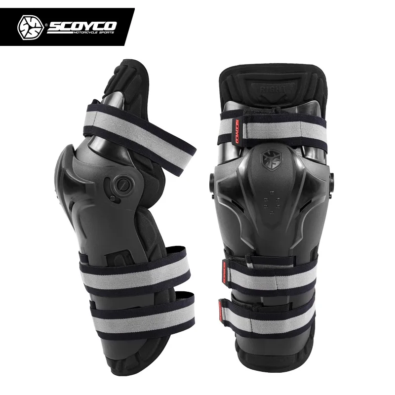 Scoyco наколенники Мотоцикла защитная Kneepad Мотокросс колено предохранителя