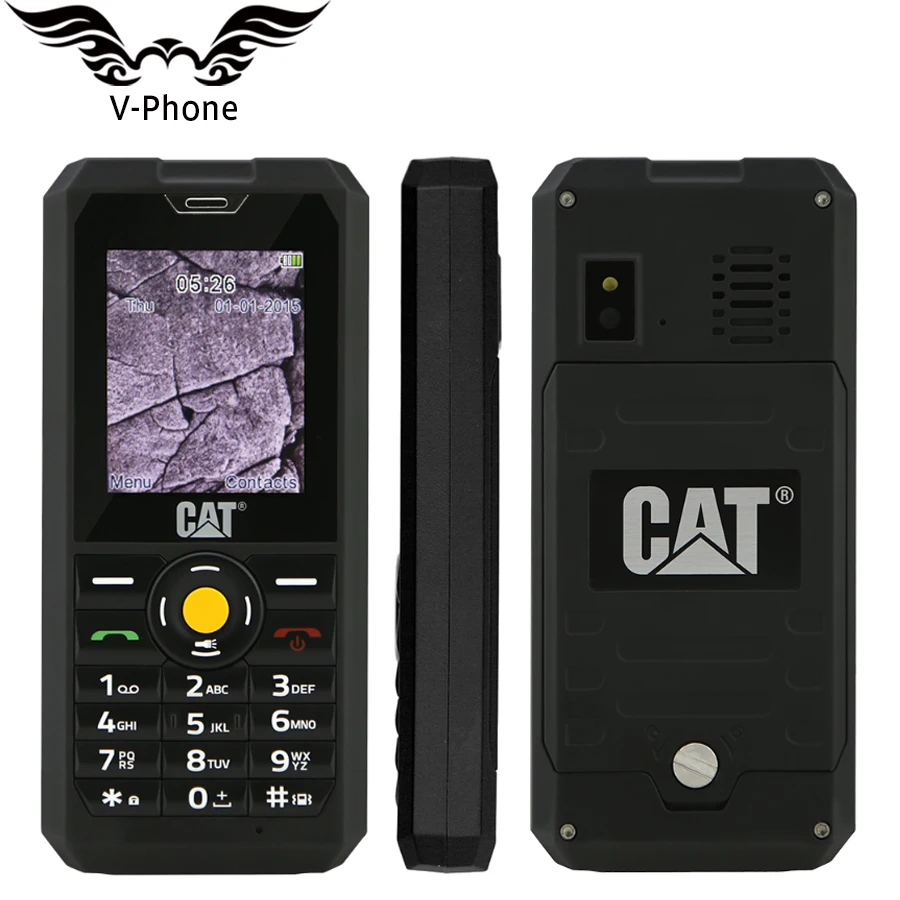 IP67 водонепроницаемый мобильный телефон Cat B30 64MB ram 128MB rom 2," Spreadtrum 7701 Пылезащитный телефон с двумя sim-картами 1000mAh