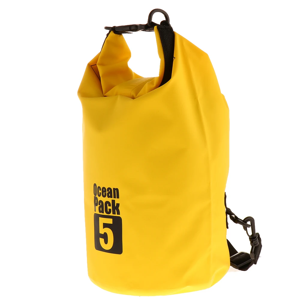 Large Ocean Dry Bag Case Waterproof Dry Sack Bucket Backpack for Drifting Kayaking Camping Hiking Waterproof Dry Bags Backpack