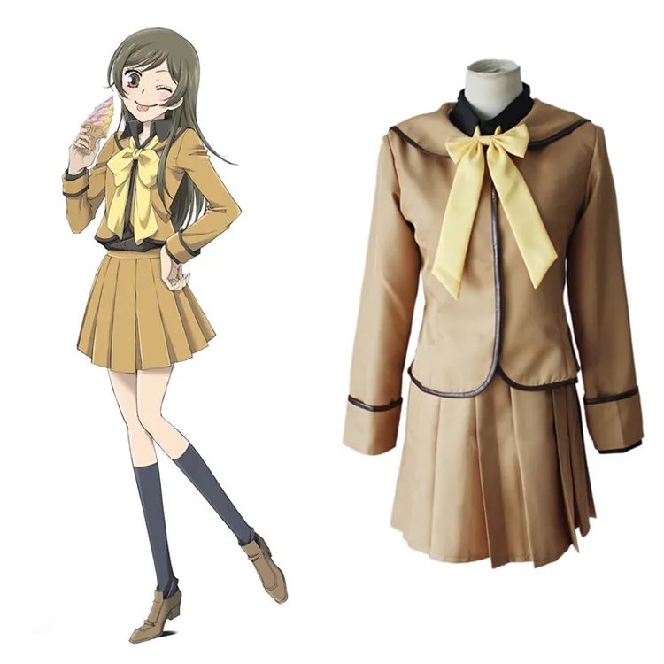 Kamisama Kiss Cosplay Nanami Momozono Costume School Uniform free